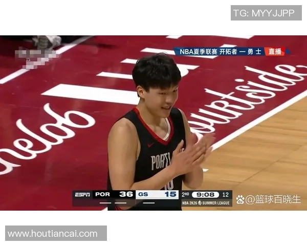 开拓者大胜勇士却让小杨堕入危机？名记一句话点出杨瀚森当下窘境